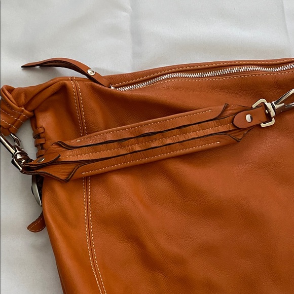 Ted Benson Tan Leather Hobo Bag - Picture 7 of 9